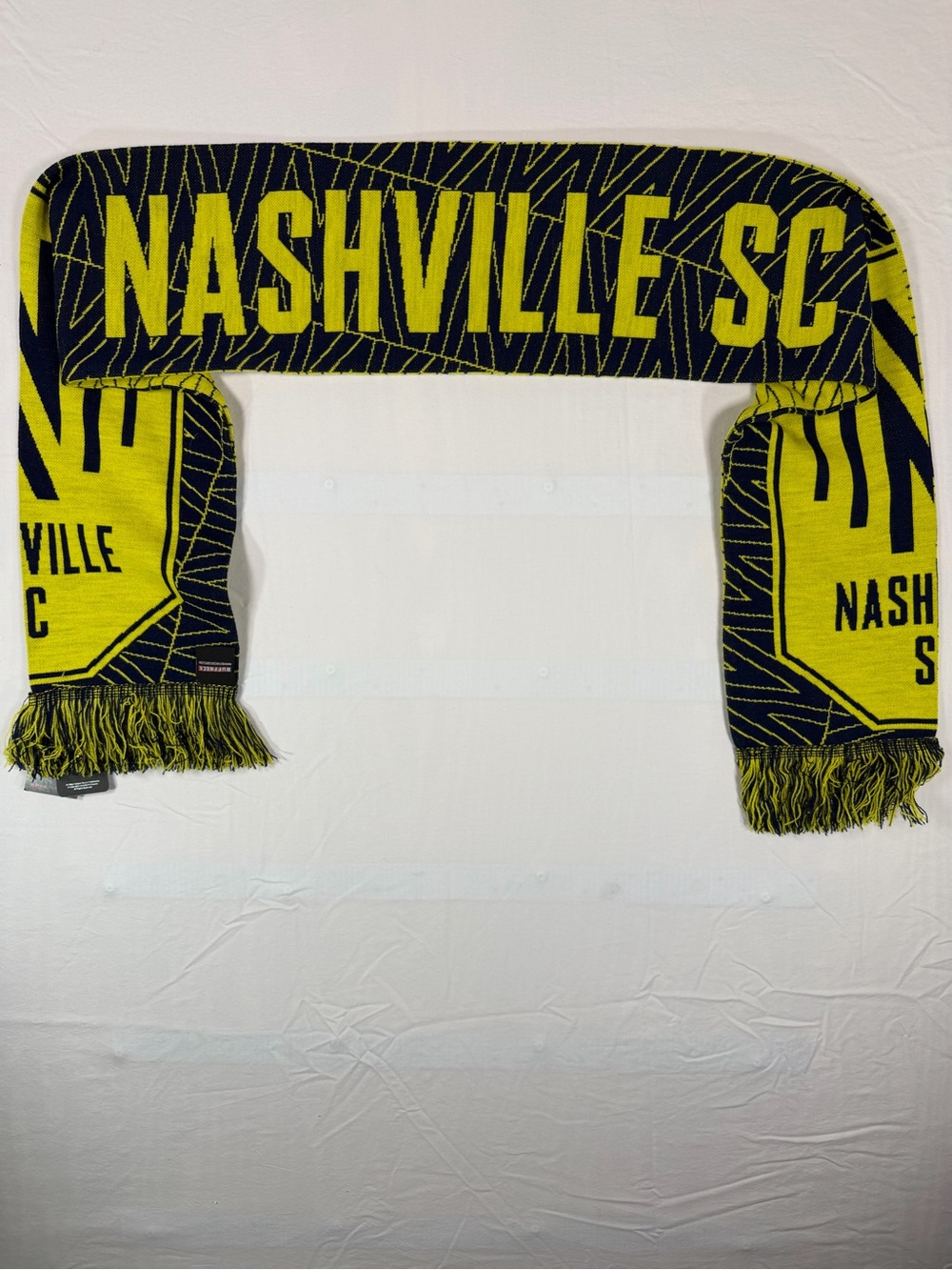 Ruffneck Nashville SC Soccer Scarf 2020 Inaugural Season MLS Yellow Navy New